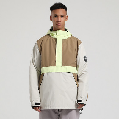 Slidinėjimo striukė Vyriški sniego drabužiai Laisvi snieglentės drabužiai, atsparūs vandeniui, vėjui nepralaidūs, kvėpuojantys, šilti lauko slidinėjimo kostiumai, moteriški porai