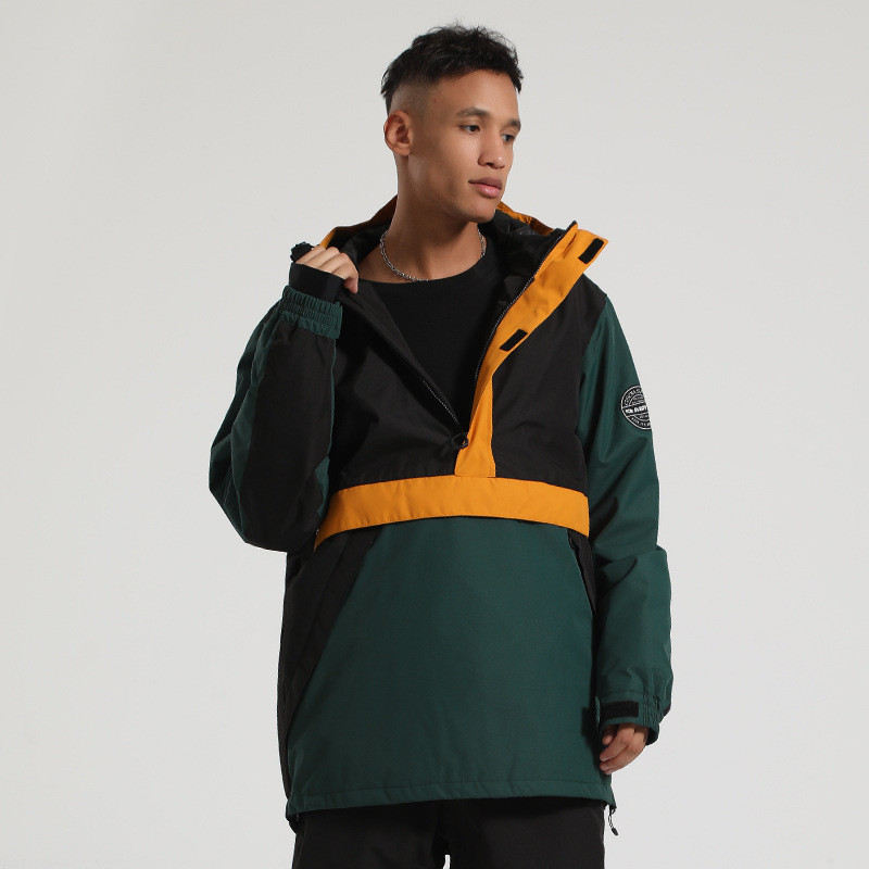 Slidinėjimo striukė Vyriški sniego drabužiai Laisvi snieglentės drabužiai, atsparūs vandeniui, vėjui nepralaidūs, kvėpuojantys, šilti lauko slidinėjimo kostiumai, moteriški porai