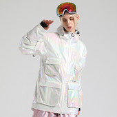 Skijaška jakna Žensko skijaško odijelo Zimska jakna za snijeg Muška jakna za snowboard Vodootporna reflektirajuća skijaška jakna za skijanje na vjetru Ženska skijaška jakna