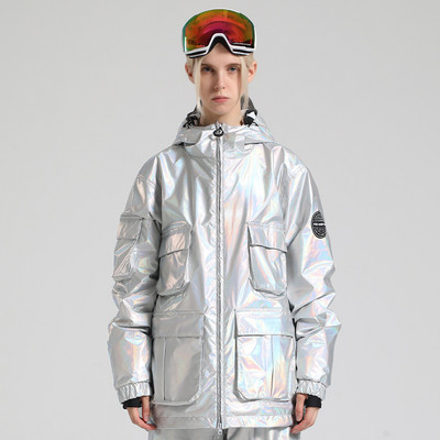 Skijaška jakna Žensko skijaško odijelo Zimska jakna za snijeg Muška jakna za snowboard Vodootporna reflektirajuća skijaška jakna za skijanje na vjetru Ženska skijaška jakna