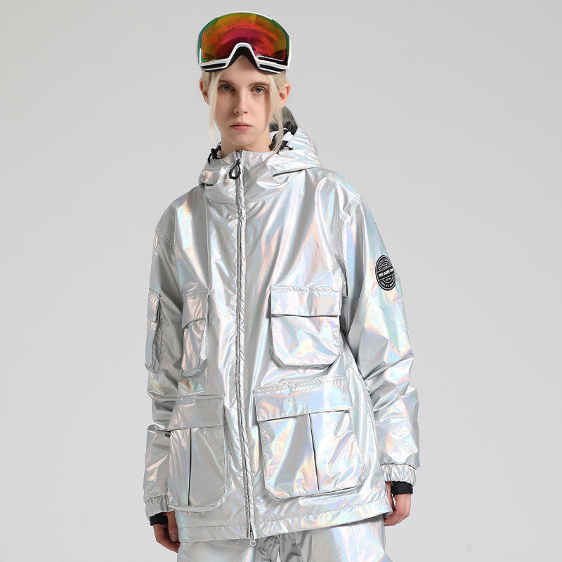 Skijaška jakna Žensko skijaško odijelo Zimska jakna za snijeg Muška jakna za snowboard Vodootporna reflektirajuća skijaška jakna za skijanje na vjetru Ženska skijaška jakna
