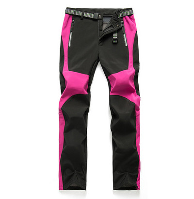 Pantaloni de trekking TRVLWEGO Iubitorii de drumeții în aer liber, coajă moale, calde, rezistente la vânt, impermeabile, termice, iarna, alpinism, pantaloni casual