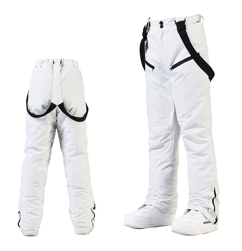 Προστασία μέσης και σαλιάρες με λουράκια Γυναικεία ή ανδρικά παντελόνια για χιόνι Χειμερινές αθλητικές ζώνες εξωτερικού χώρου Παντελόνι Snowboarding αδιάβροχη στολή για σκι