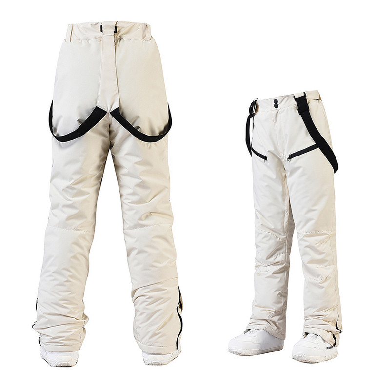 Προστασία μέσης και σαλιάρες με λουράκια Γυναικεία ή ανδρικά παντελόνια για χιόνι Χειμερινές αθλητικές ζώνες εξωτερικού χώρου Παντελόνι Snowboarding αδιάβροχη στολή για σκι