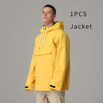 Žiemos šilta moteris Sniego paltai su gobtuvu Moteriški viršutiniai snieglenčių drabužiai Sportiniai kalnai Vyriški slidinėjimo striukės Atsparios vėjui Vyriški sportiniai kostiumai Drabužiai