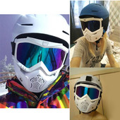 Reedocks Skijaške naočale Modularna maska Odvojivi filter za usta Muškarci Žene Skijanje Motorne sanke Naočale za snowboard Snijeg Zimske Skijaške naočale