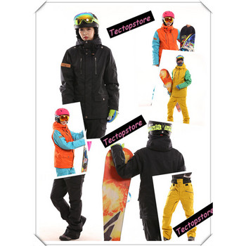 -30 Degree Marsnow Υψηλής ποιότητας αδιάβροχα μπουφάν Σετ κοστουμιών σκι Γυναικεία παντελόνια σνόουμπορντ Σετ ρούχων για σκι στο βουνό
