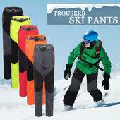 Ženske tople hlače s šavovima za planinarenje i skijanje na otvorenom, jednobojne trenirke Hlače za žene