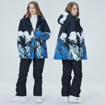 Úplne nová lyžiarska bunda a nohavice Snow Mountains pre páry, dámske a pánske snowboardové obleky, pánsky snowboardový kabát a nohavice