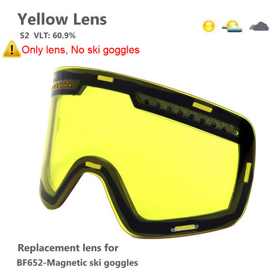 Magnetske skijaške naočale s dvoslojnim polariziranim lećama Skijanje protiv magljenja UV400 Snowboard naočale Muškarci Ženske skijaške naočale Naočale