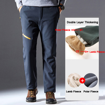 Slidinėjimo kelnės Vyriškos Moteriškos Žieminės Neperšlampamos Snieglentės Vilnos kelnės Storos Šiltos Kelnės Lauke Kelnės Žygiams Slidinėjimo Apranga