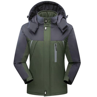 Vyriškas slidinėjimo kostiumas nuo vėjo nepralaidus vandeniui slidinėjimo snieglenčių striukės ir kelnės Žiemos lauko sporto slidinėjimo rinkinys Vyriškos šiltos vilnos striukės