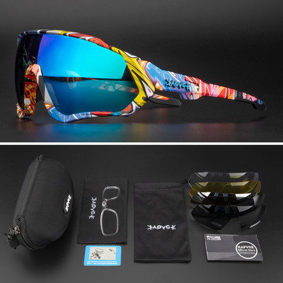 2022 m. Kapvoe Slidinėjimo akiniai Vyriški poliarizuoti MTB lauko dviračio akiniai nuo saulės Moteris UV400 dviračių akiniai sportiniai saulės akiniai okuliarai