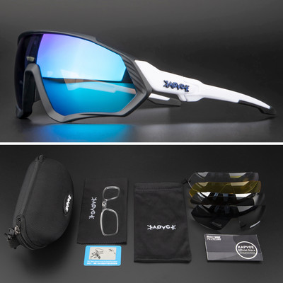 2022 m. Kapvoe Slidinėjimo akiniai Vyriški poliarizuoti MTB lauko dviračio akiniai nuo saulės Moteris UV400 dviračių akiniai sportiniai saulės akiniai okuliarai