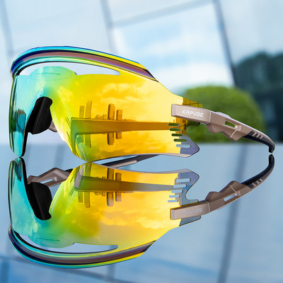 2022 m. Kapvoe Slidinėjimo akiniai Vyriški poliarizuoti MTB lauko dviračio akiniai nuo saulės Moteris UV400 dviračių akiniai sportiniai saulės akiniai okuliarai