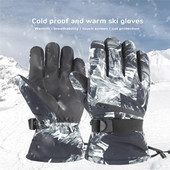 Žieminės unisex slidinėjimo pirštinės Ultralengvas jutiklinis ekranas, vandeniui atsparios pirštinės Šiltos snieglenčių pirštinės, važinėjimas motociklu, vandeniui atsparios sniego pirštinės