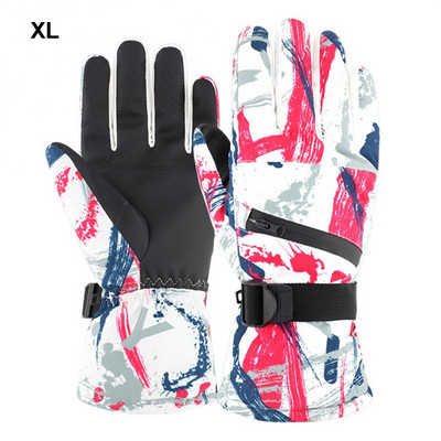 Žieminės unisex slidinėjimo pirštinės Ultralengvas jutiklinis ekranas, vandeniui atsparios pirštinės Šiltos snieglenčių pirštinės, važinėjimas motociklu, vandeniui atsparios sniego pirštinės