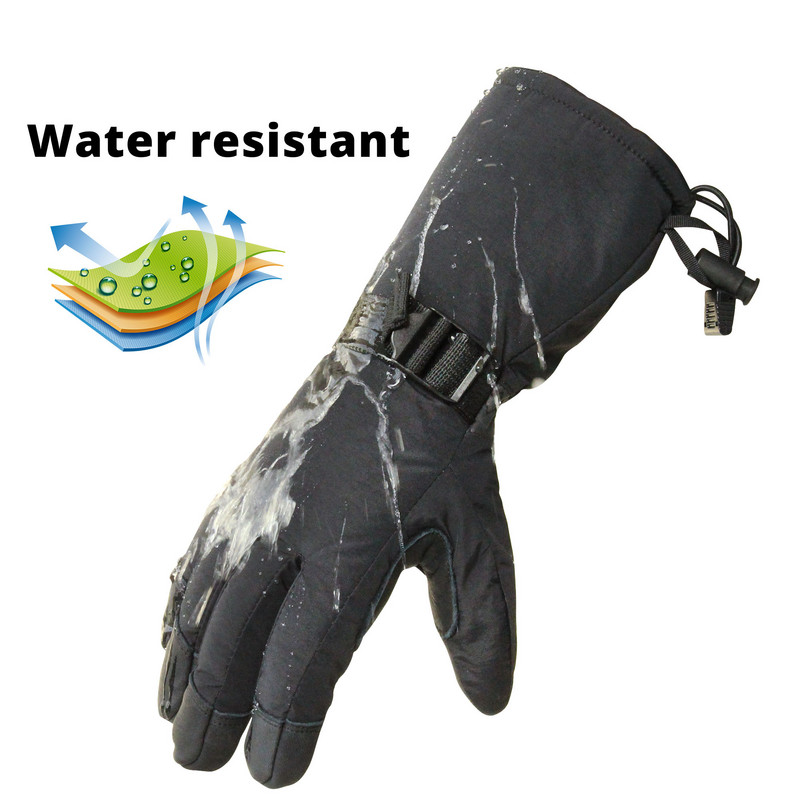 Slidinėjimo pirštinės Motociklas Neperšlampamas Fleece Termo pirštinės Lauko Sportas Sniego kastuvas Slidinėjimo pirštinės Vyrams Moterims Žieminės sniego dviračių pirštinės