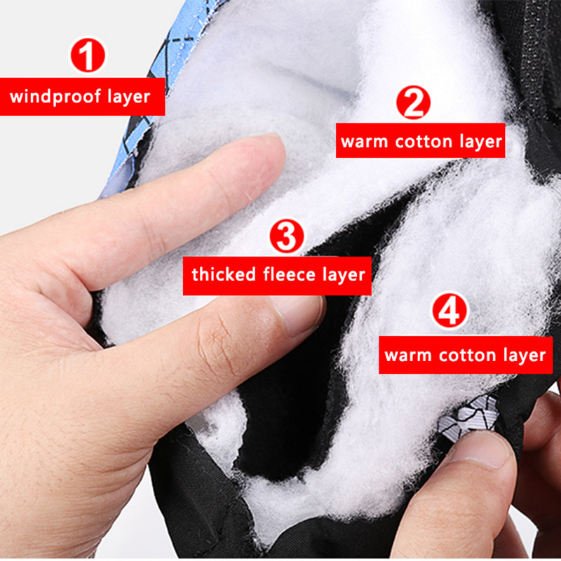 Snieglenčių pirštinės Žiemai Šiltos Spalvingos Vyriškos Moteriškos Slidinėjimo Pirštinės Lauko Sportas Dviračiai Žygiai Neperšlampamos Motociklas Sniego motociklo Pirštinės