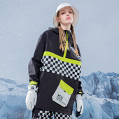 2023 m. nauja slidinėjimo striukė Moteriška, neperšlampama šilta žieminė slidinėjimo megztinė Vyriška snieglenčių dėvėjimas Moteriškas sniego paltas Vėjo nepraleidžiantys sniego drabužiai