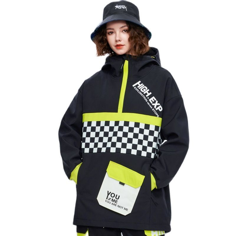 2023 m. nauja slidinėjimo striukė Moteriška, neperšlampama šilta žieminė slidinėjimo megztinė Vyriška snieglenčių dėvėjimas Moteriškas sniego paltas Vėjo nepraleidžiantys sniego drabužiai