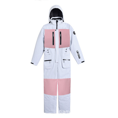 Slidinėjimo kostiumas vyrams moterims Snieglenčių striukė + kelnės žieminiai snieglenčių drabužiai, neperšlampami vėjui atsparūs Parka slidinėjimo paltai ir kelnės