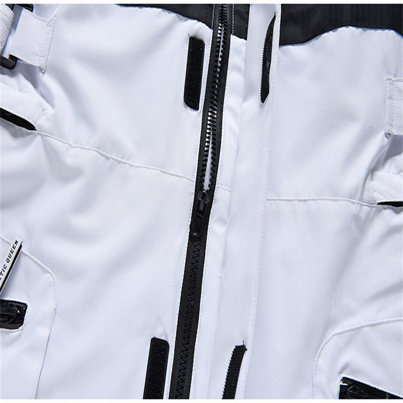 Slidinėjimo kostiumas vyrams moterims Snieglenčių striukė + kelnės žieminiai snieglenčių drabužiai, neperšlampami vėjui atsparūs Parka slidinėjimo paltai ir kelnės