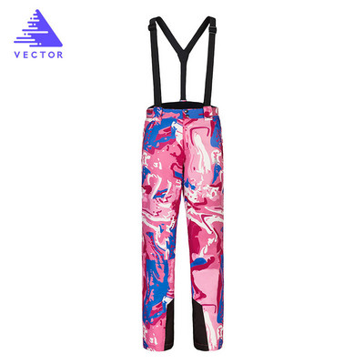 Pantaloni de schi pentru zăpadă femei iarnă pantaloni impermeabili pentru schi în aer liber Pantaloni pentru snowboarding -30 de grade