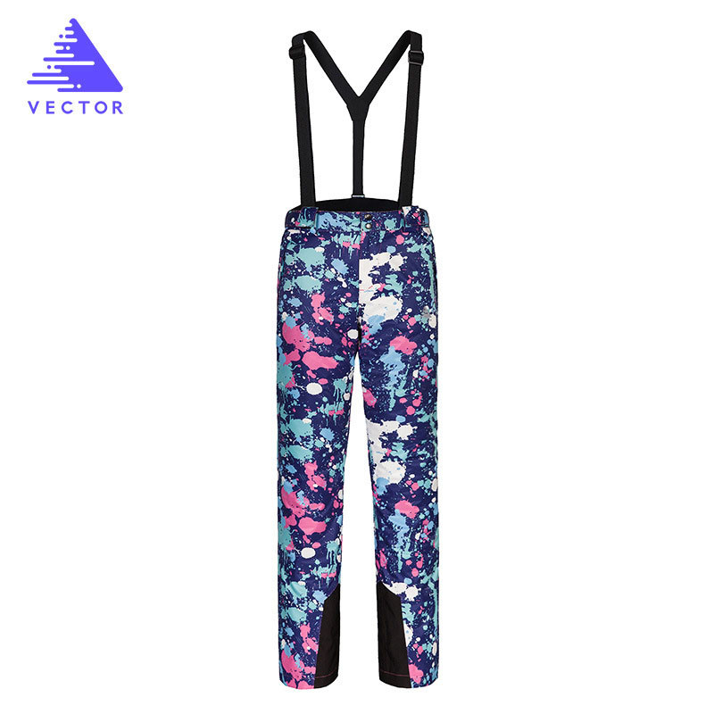 Pantaloni de schi pentru zăpadă femei iarnă pantaloni impermeabili pentru schi în aer liber Pantaloni pentru snowboarding -30 de grade