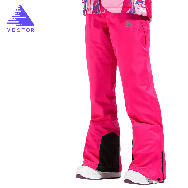 Pantaloni de schi pentru zăpadă femei iarnă pantaloni impermeabili pentru schi în aer liber Pantaloni pentru snowboarding -30 de grade