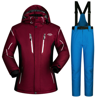 MUTUSNOW plius dydžio slidinėjimo kostiumas vyriškas kostiumas, atsparus vėjui, nepralaidus vandeniui, šiltas ir kvėpuojantis