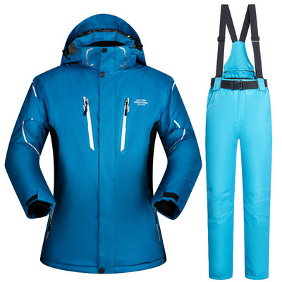 MUTUSNOW plius dydžio slidinėjimo kostiumas vyriškas kostiumas, atsparus vėjui, nepralaidus vandeniui, šiltas ir kvėpuojantis