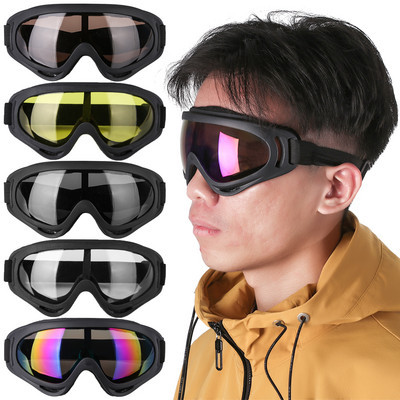 1PC унисекс ски очила зимни ветроустойчиви очила очила ски прахоустойчиви лещи слънчеви очила спорт на открито колоездене рамка очила