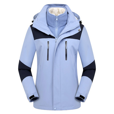 2022. Žensko skijaško odijelo Zimski topli skijaški komplet majica s kapuljačom Otporan na vjetar Vodootporan 3 u 1 Jakne i hlače Skijaško odijelo Snowboard Kostimi za snijeg