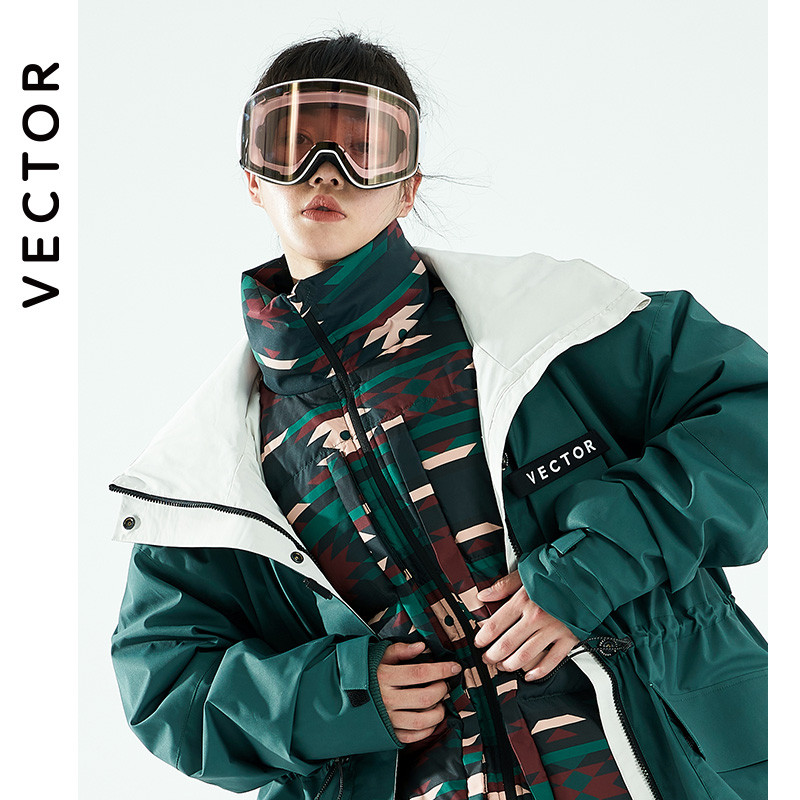 Slidinėjimo akiniai VECTOR Dvisluoksniai UV400 su UV apsauga nuo rasojimo Didelė slidinėjimo kaukė Akiniai slidinėjimo sniego vyrams Moteriški snieglenčių akiniai