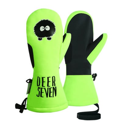DEER SEVEN Profesionalios snieglenčių slidinėjimo pirštinės Vaikams Neperšlampamos Žiemos Šiltos Sniego Pirštinės vaikams Moterims Slidinėjimo Sniego motociklas