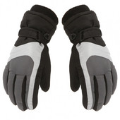 1 pora vaikiškų slidinėjimo pirštinių elastingas riešas Patogios šiltos, vandeniui atsparios lauko sportinės pirštinės, skirtos slidinėjimui snieglenčių sportui žygiuoti dviračiu