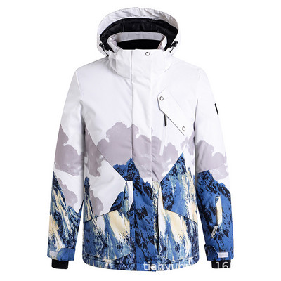 Nova topla snježna planinska odjeća Skijaška odijela za muškarce Žene Parovi Vjetrootporno vodootporno odijelo za daskanje Skijaška jakna Kombinezon