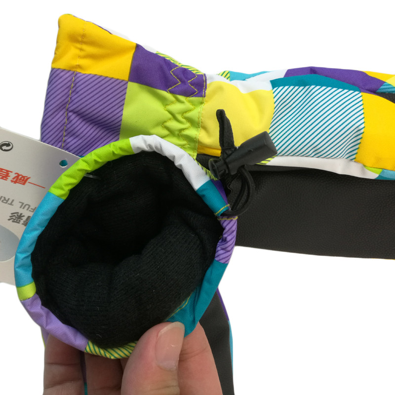 WILD SNOW Vaikams Moteriškos slidinėjimo pirštinės Snieglenčių pirštinės Žieminės moteriškos lauko sniego sportinės kumštinės pirštinės vandeniui atsparios šiltos pirštinės, H-618