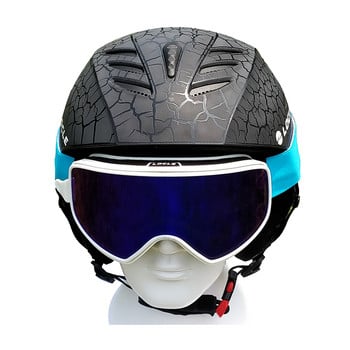 LOCLE Ски очила 2 В 1 с магнитна двойна употреба за нощни ски очила против замъгляване UV400 Ски очила за сноуборд Мъже Жени Ски очила