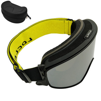 LOCLE slidinėjimo akiniai 2 IN 1 su magnetiniais dvejopo naudojimo naktiniai akiniai nuo rasojimo UV400 slidinėjimo snieglenčių akiniai Vyriški moteriški slidinėjimo akiniai