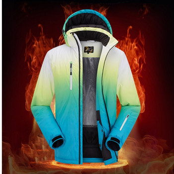 Unisex ανδρικά ρούχα σκι Γυναικεία χοντρή ζεστή στολή για σκι αντιανεμικά σετ σνόουμπορντ Σετ αδιάβροχο σετ παντελόνι για Snowboarding για σκι