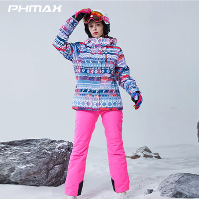 Žieminis slidinėjimo kostiumas vyriškas, moteriškas, neperpučiamas slidinėjimo striukė, neperšlampamas kelnių komplektas, šiltas lauke slidinėjimo ir snieglenčių striukė