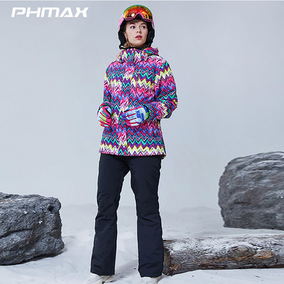 Žieminis slidinėjimo kostiumas vyriškas, moteriškas, neperpučiamas slidinėjimo striukė, neperšlampamas kelnių komplektas, šiltas lauke slidinėjimo ir snieglenčių striukė