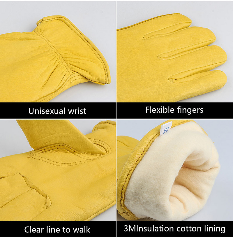 OZERO 3M Thermal Insulation žiemos motociklų lauko sportui apsauginės pirštinės Šiltos vėjui atsparios Antislip dviračių motociklų pirštinės 바이크장갑