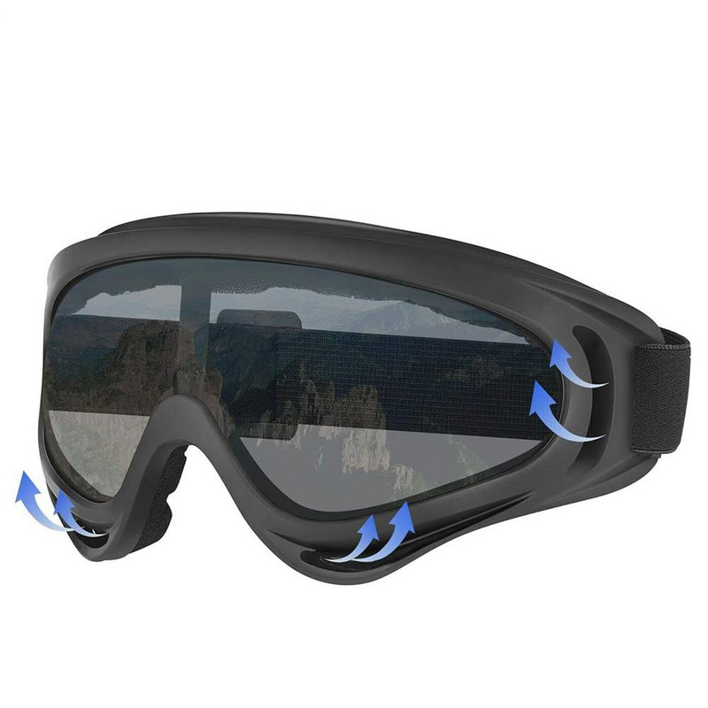Profesionalūs sniego vėjui atsparūs X400 UV apsauga sportiniai slidinėjimo akiniai snieglenčių čiuožimo akiniai