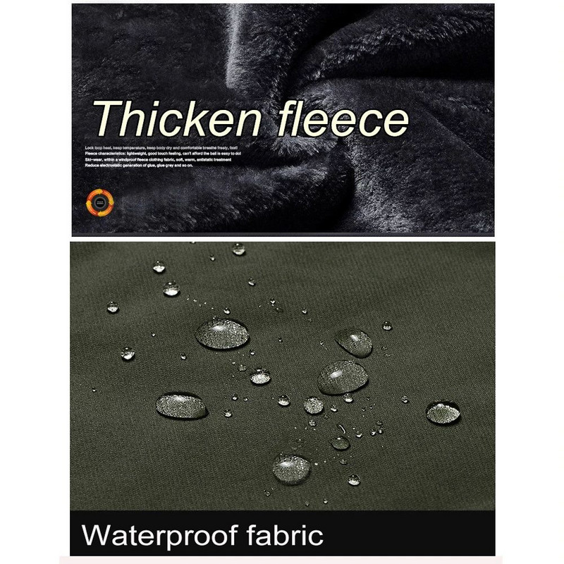 Nova muška skijaška odijela Marke Vjetrootporna Vodootporna Deblja topla snježna jakna Zimska jakna i hlače za skijanje i snowboarding