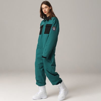 Zimsko jednodijelno skijaško odijelo Žene Muškarci Planinarenje na otvorenom Snowboarding Kombinezon Topli vjetrootporni vodootporni skijaški kombinezon