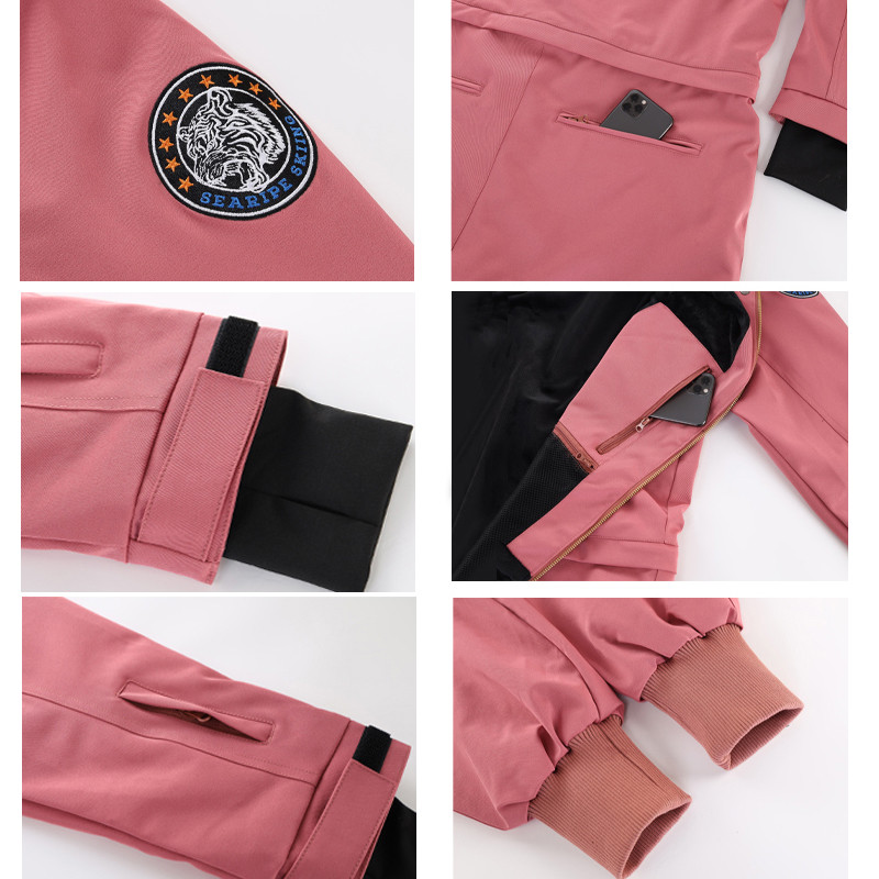 Zimsko jednodijelno skijaško odijelo Žene Muškarci Planinarenje na otvorenom Snowboarding Kombinezon Topli vjetrootporni vodootporni skijaški kombinezon