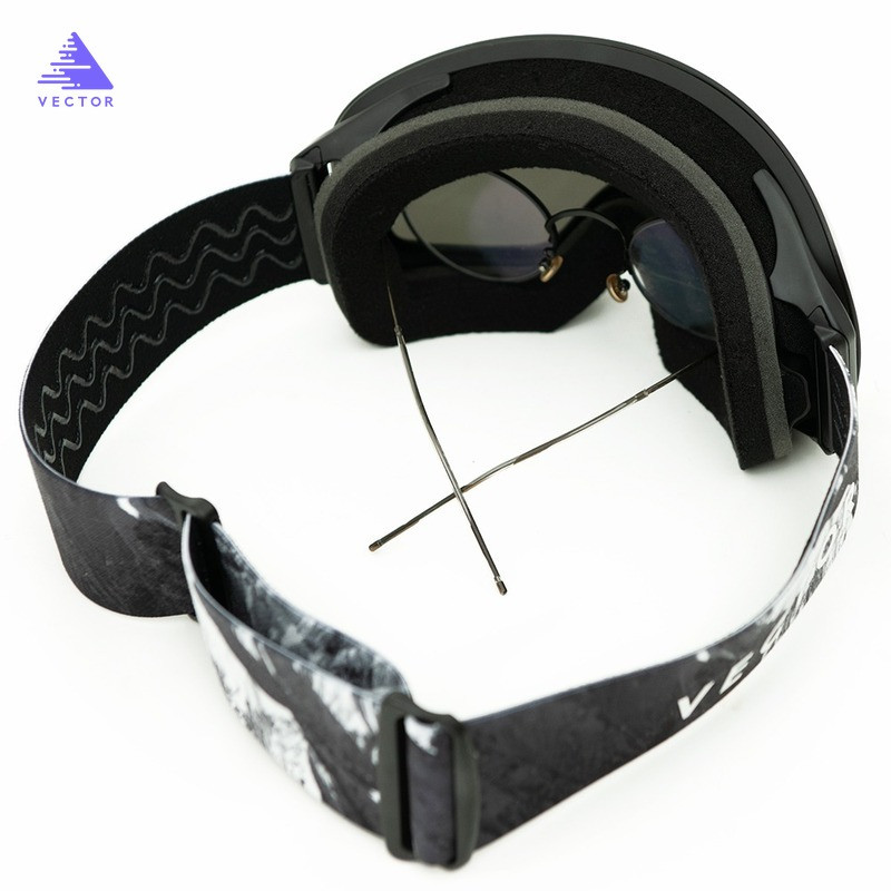 Keičiamas dirželis Dovana OTG Slidinėjimo snieglenčių akiniai Moteriški Vyriški Slidinėjimo akiniai Kaukė UV400 Sniego apsauga Akiniai suaugusiems Sferiniai